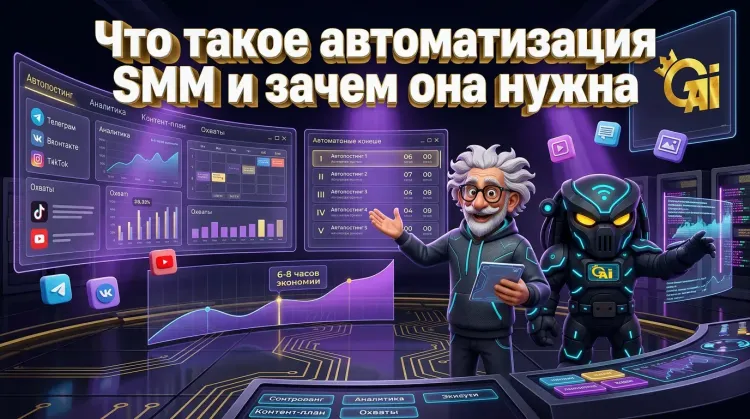 Автоматизация SMM: как сократить время на ведение соцсетей в 5 раз