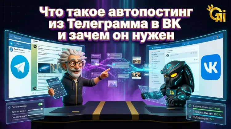 Автопостинг из Телеграмма в ВК: как настроить публикацию контента между платформами