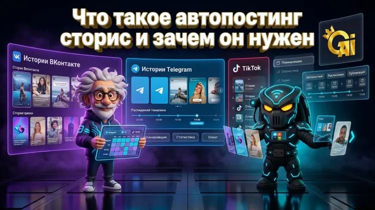 Автопостинг сторис: как настроить публикацию историй в Telegram, VK и других платформах без ручной работы