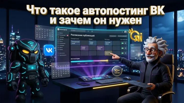 Автопостинг ВК: как настроить публикацию постов по расписанию и сэкономить 10+ часов в неделю