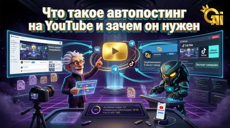 Автопостинг ютуб: как настроить публикацию видео в YouTube из других платформ