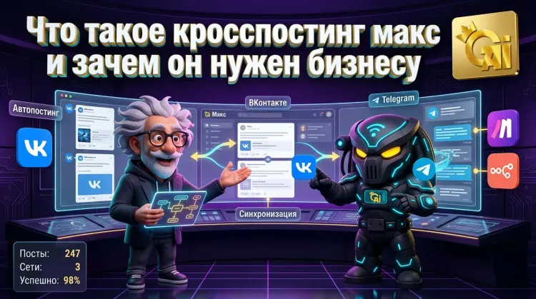 кросспостинг макс: пошаговая настройка и лучшие способы автопубликации из ВК и Telegram