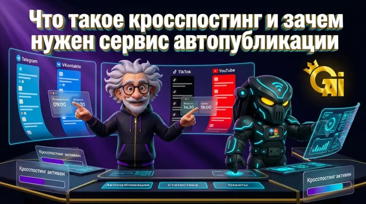Кросспостинг сервис: как выбрать платформу и настроить автопубликацию в соцсети