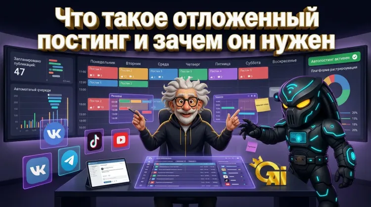 Отложенный постинг: как настроить и автоматизировать публикации в соцсетях